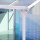 Pergola regolabile in alluminio laccata bianco 3,75x2,55m X-METAL