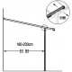 Pergola regolabile in alluminio laccata bianco 3,75x2,55m X-METAL