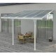 Pergola regolabile in alluminio laccato bianco 3,05x3,14m X-METAL