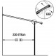 Pergola regolabile in alluminio laccato bianco 3,05x3,14m X-METAL