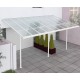 Pergola regolabile in alluminio laccato bianco 3,05x5,57m X-METAL