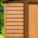 Casetta in lamiera effetto legno 4,6m² + set di montaggio - X-METAL