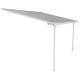 Pergola regolabile in alluminio laccata bianco 3,75x2,55m X-METAL