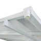 Pergola regolabile in alluminio laccata bianco 3,75x2,55m X-METAL