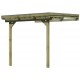  Pergola addossata in legno Eco2A con tetto in PVC di 7,43m² - Karibu