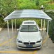 Tettoia auto in alluminio bianco 3x5,76m e policarbonato 6mm X-METAL
