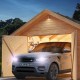 Garage in legno certificato 20,78m² -  assi 40mm - Karibu