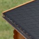 Tegole shingle nere a coda di castoro per casetta in legno Karibu