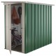 Casetta da giardino 1,90m² in metallo zincato verde + kit di ancoraggio incluso - YARDMASTER
