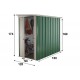 Casetta da giardino 1,90m² in metallo zincato verde + kit di ancoraggio incluso - YARDMASTER