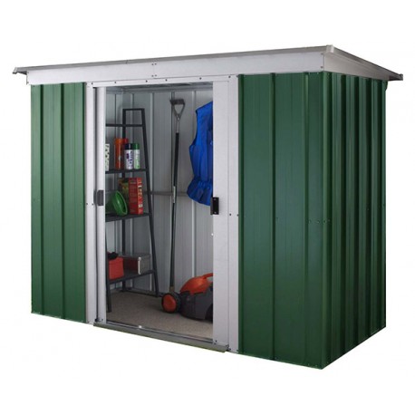 Casetta da giardino in metallo 2,36m² + kit di ancoraggio incluso - YARDMASTER