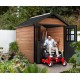Casetta da giardino 5,12m² in resina effetto legno Newton 757 - KETER