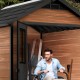 Casetta da giardino 5,12m² in resina effetto legno Newton 757 - KETER
