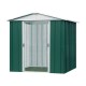 Casetta da giardino in metallo verde 4,38m² + kit d'ancoraggio incluso - YARDMASTER