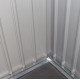 Casetta da giardino 13m² FIRST antracite + kit di ancoraggio X-METAL