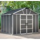 Casetta da giardino in policarbonato 7,9m² con pavimento YUKON - Canopia by Palram