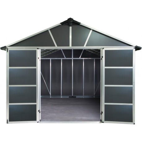 Casetta da giardino in policarbonato 7,9m² con pavimento YUKON - Canopia by Palram