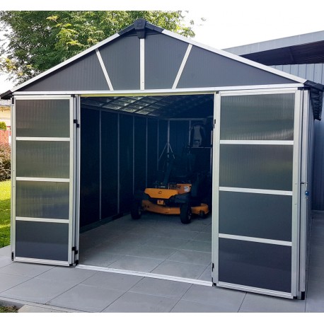 Casetta da giardino in policarbonato 11,7m² con pavimento YUKON - Canopia by Palram