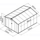 Casetta da giardino 13m² FIRST antracite + kit di ancoraggio X-METAL