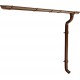 Set grondaia marrone - confezione pronta per l'installazione per casetta Woodlife 9m²
