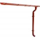 Set grondaia rossa - confezione pronta per l'installazione per casetta Woodlife 9m²
