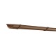Set grondaia marrone - pacchetto pronto per l'installazione per casetta Woodlife 9m² + 9m² veranda