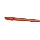 Set grondaia rossa - pacchetto pronto per l'installazione per casetta Woodlife 9m² + 9m² veranda