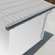 Set grondaia antracite - confezione pronta per l'installazione per casetta Grosfillex 11.2m²