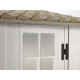 Casetta da giardino in PVC con pavimento Tuscany Evo 100 - Garofalo