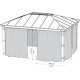 Set di 4 tende per pergole Dallas 4900 18m² - Canopia by Palram