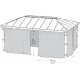 Set di 4 tende per pergole Dallas 6100 22m² - Canopia by Palram