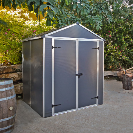 Casetta da giardino in alluminio e policarbonato RUBICON 2,8m² - Canopia by Palram