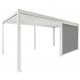 Tenda laterale bianca 300cm per pergola bioclimatica in alluminio Ombrea