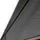 Tenda laterale antracite 400cm per pergola bioclimatica in alluminio Ombrea