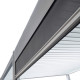 Tenda laterale bianco 400cm per pergola bioclimatica in alluminio Ombrea