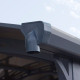 Tettoia in alluminio grigio e policarbonato 1 auto 15.6m² Arcadia Alpine 4300 - Canopia by Palram